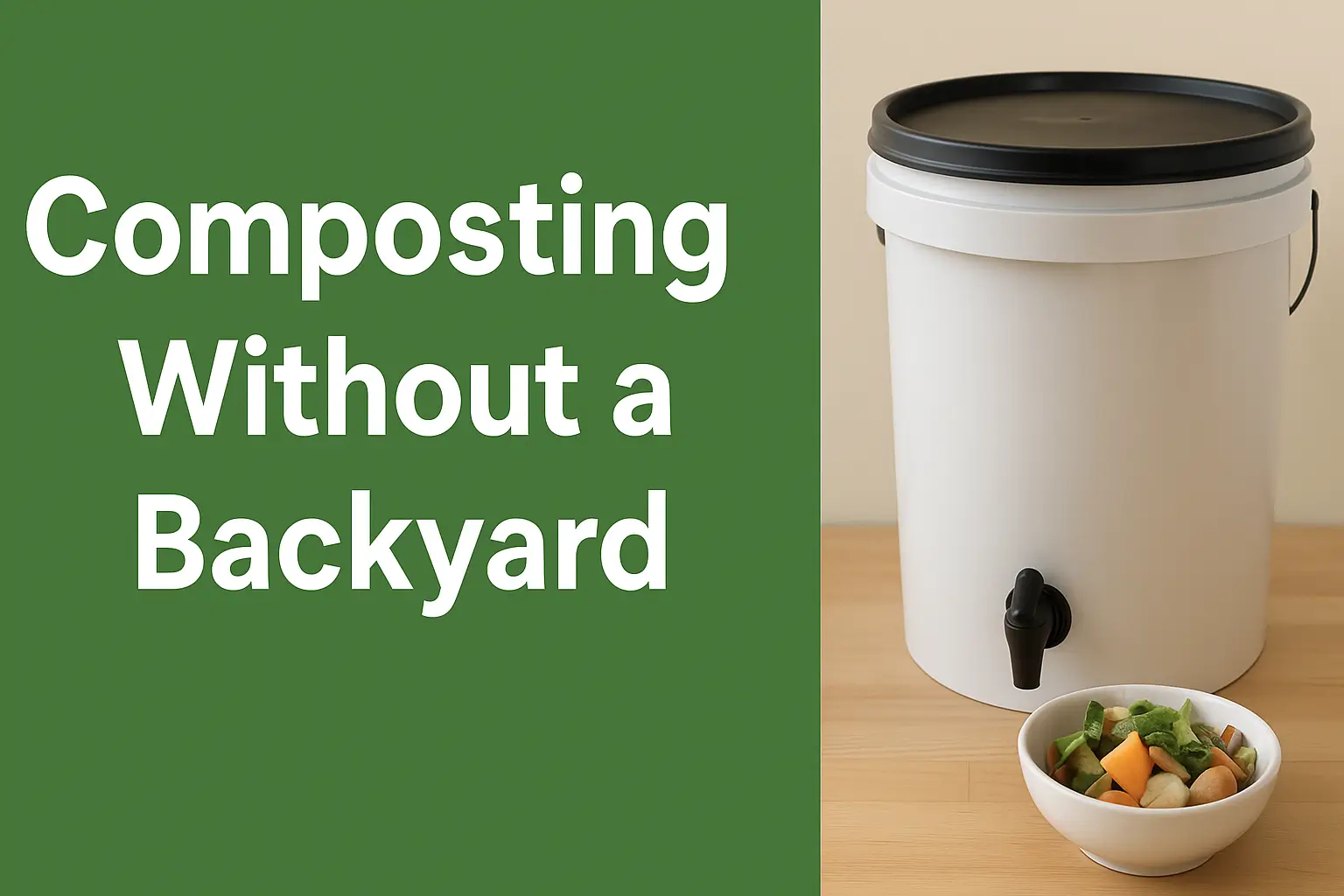 Composting without a backyard