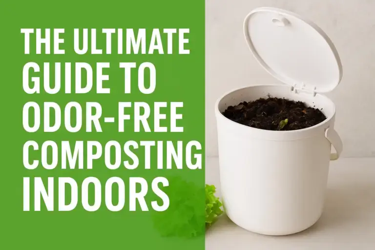 Odor-free indoor composting