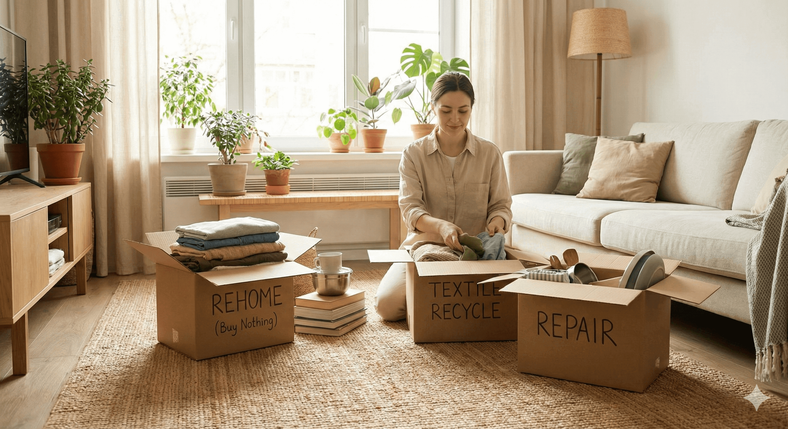 Examples of how to declutter a home.