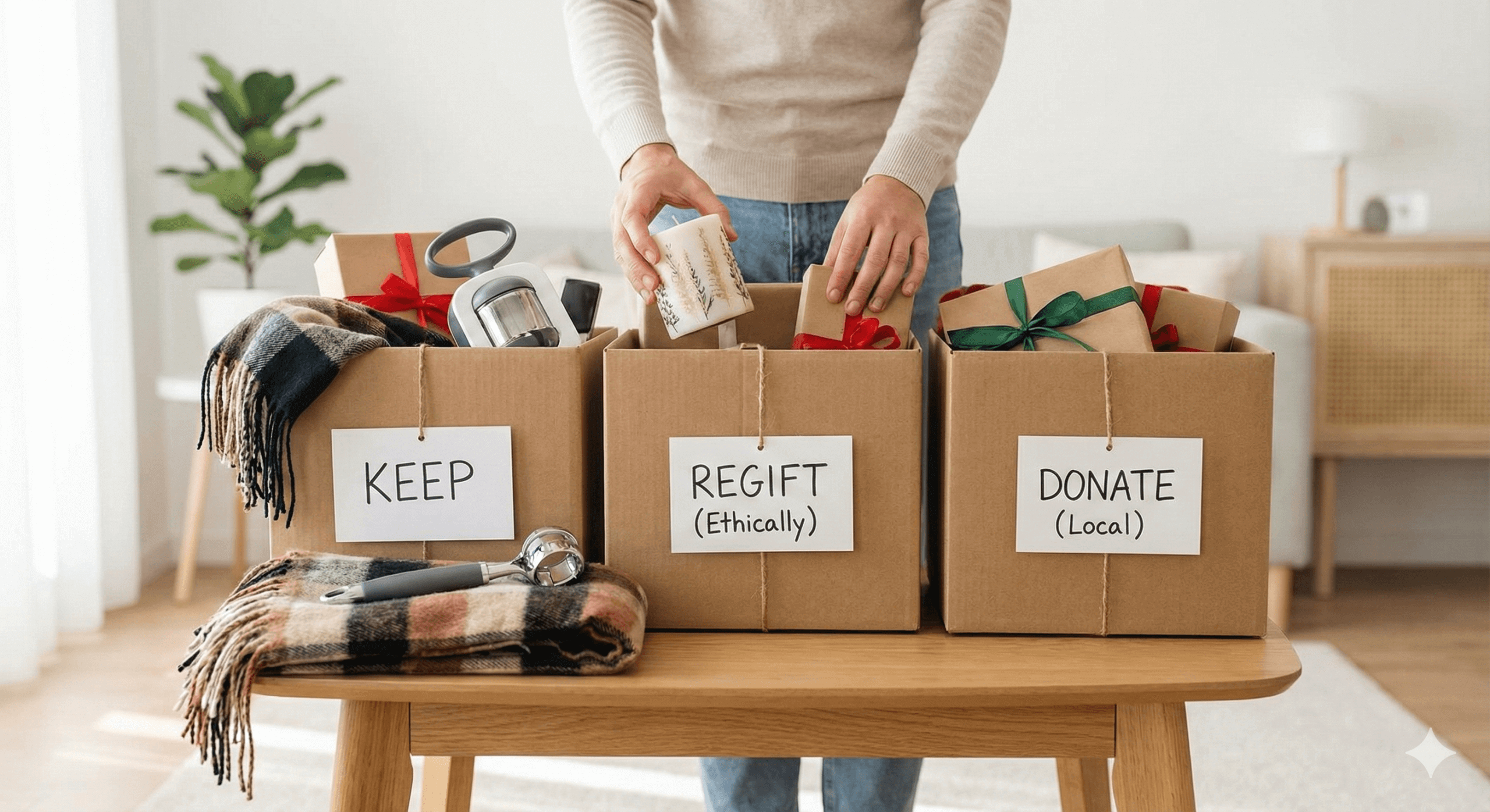 Examples of what to do with unwanted gifts.